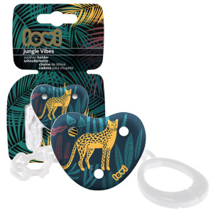 Lovi łańcuszek, zawieszka do smoczka uspokajającego jungle vibes