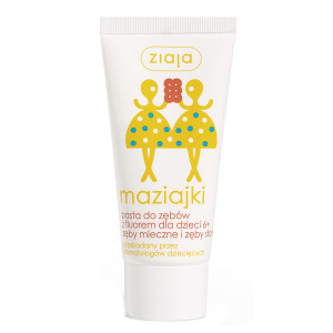 Ziaja maziajki pasta do zębów z fluorem dla dzieci o smaku lodów ciasteczkowych 50ml