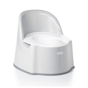 Oxo nocnik antypoślizgowy z wkładem i z oparciem grey