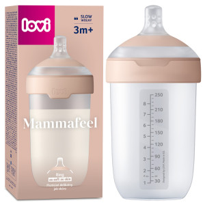Lovi butelka antykolkowa do karmienia mammafeel 3m+ 250ml