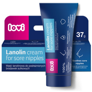 Lovi lanolina 100% maść do pielęgnacji brodawek sutkowych 37g