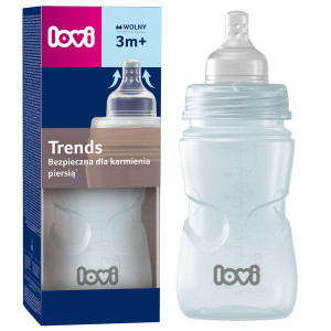 Lovi  butelka antykolkowa trends aktywne ssanie 250ml niebieska