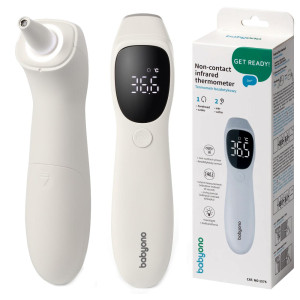 Babyono termometr bezdotykowy na podczerwień do czoła i ucha