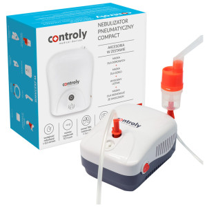 Controly inhalator nebulizator tłokowy dla dzieci i dorosłych compact