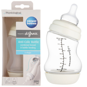 Canpol butelka antykolkowa z szeroką szyjką s-shape 200ml