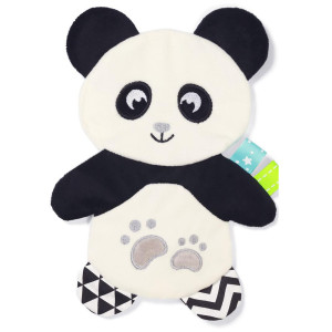Babyono przytulanka szeleścik dla niemowląt panda polly