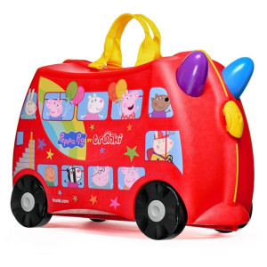 Trunki walizka dziecięca na kółkach jeżdżąca kabinowa świnka peppa