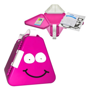 Trunki pudełko organizer przenośny na zabawki teebee różowe