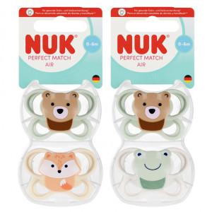 Nuk smoczek uspokajający silikonowy 0-6m air wzór wysyłany losowo