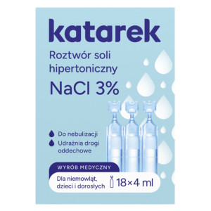 Katarek sól hipertoniczna 3% w ampułkach 18x4ml
