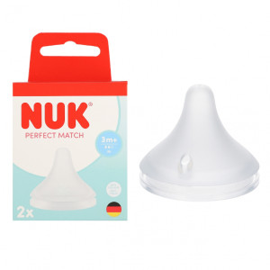 Nuk perfect match smoczek silikonowy do butelki m 2 sztuki