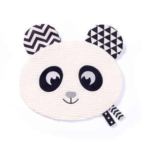 Babyono przytulanka kontrastowa - szeleścik happy panda