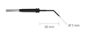 R-390-5 Igła zagięta 20x0,3 mm,izol.do uchw.2,4