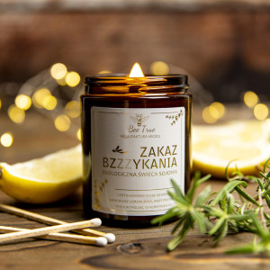 Zakaz Bzykania - Świeczka Sojowa 180ml