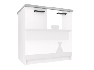 Szafka kuchenna dolna 80cm biały połysk 