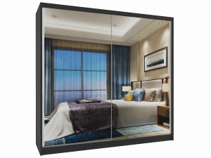 Szafa przesuwna 200 cm z lustrem  BELINI