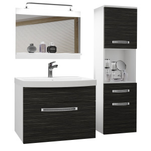Zestaw mebli łazienkowych  Belini Glamour 90cm heban królewski