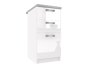Szafka kuchenna stojąca z szufladami BELINI  40cm biały połysk