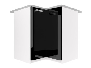 Szafka kuchenna narożna stojąca BELINI  90cm czarny połysk