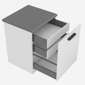 Szafka kuchenna dolna 60cm szuflady wewnętrzne 