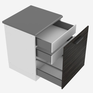 Szafka kuchenna dolna 60cm szuflady wewnętrzne 