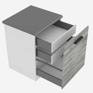 Szafka kuchenna dolna 60cm szuflady wewnętrzne 