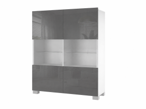 Komoda Szafka IMPERIUM BELINI 15 IMP  szary połysk 100cm