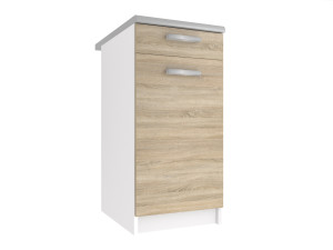 Mobile da cucina Belini inferiore con cassetti 40 cm rovere sonoma senza piano di lavoro  quercia sonoma 40cm