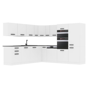 Belini Cucina Premium 540 cm bianco opaco senza piano di lavoro JANE Produttore TOR JANE/0/WT/WT/0/B1