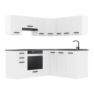Belini Cucina Premium 380 cm bianco opaco senza piano di lavoro Produttore TOR SARAH/1/WT/WT/0/B1