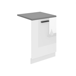 Belini pannello frontale inferiore Premium Versione completa 60 cm bianco lucido con piano di lavoro Produttore INF PZ60/0/WT/W/B/B1/PP
