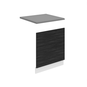 Belini pannello frontale parzialmente integrato per lavastoviglie Premium Versione completa 60 cm vero ebano con piano di lavoro Produttore TOR PO60/0/WT/HK/B/B1/PP