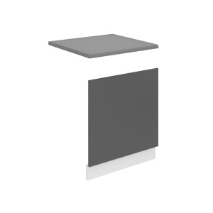 Belini pannello frontale parzialmente integrato per lavastoviglie Premium Versione completa 60 cm grigio opaco con piano di lavoro Produttore TOR PO60/0/WT/SR/B/B1/PP