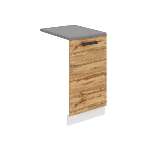 Belini pannello frontale inferiore Belini bianco opaco Premium Versione completa 45 cm quercia Wotan con piano di lavoro Produttore TOR PZ45/0/WT/DW/B/B1/PP