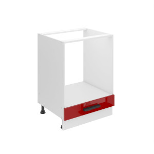 Belini Mobile per incasso forno Premium Version 60 cm rosso lucido senza piano di lavoro Produttore INF SDP60/0/WT/R/0/B1/PP