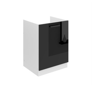Belini Mobile lavello Premium Full Version 60 cm in nero lucido senza piano di lavoro Produttore INF SDZ60/0/WT/B/0/B1/PP