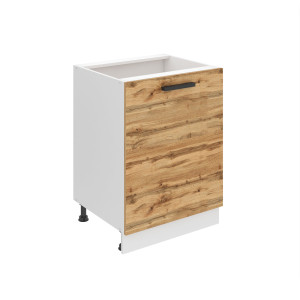 Belini Mobile base Premium Versione completa 60 cm in quercia Wotan senza piano di lavoro  quercia wotan 60cm
