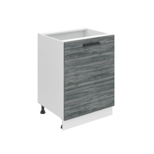 Belini Mobile base Premium Full Version 60 cm in Grau Anthrazit Glamour Wood senza piano di lavoro  glamour wood 60cm