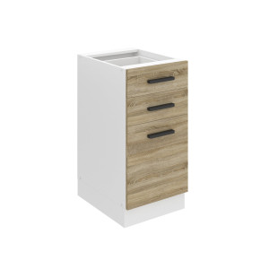 Belini Mobile base con cassetti Premium Versione completa 40 cm rovere Sonoma senza piano di lavoro Produttore TOR SDSZ40/0/WT/DS/0/B1/PP