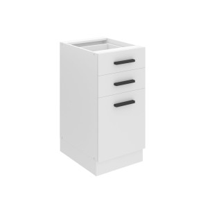 Belini Mobile base con cassetti Premium Versione completa 40 cm bianco opaco senza piano di lavoro Produttore TOR SDSZ40/0/WT/WT/0/B1/PP
