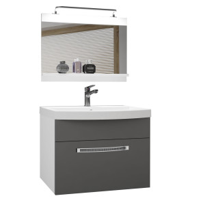 Mobili da bagno Belini Premium Versione completa Glamour 3 Produttore GLA M 1/0/W/SR/0/MB/PP