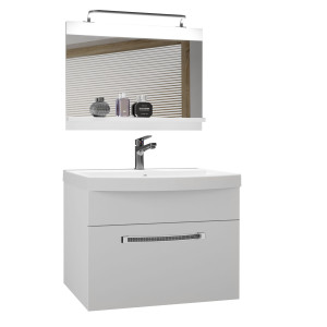 Mobili da bagno Belini Premium Versione completa Glamour 1 Produttore GLA M 1/0/W/W/0/MB/PP
