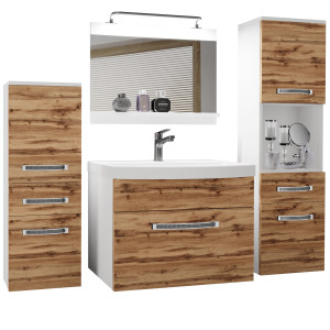 Mobili da bagno Belini Premium Glamour 80 GLA M 5/0/W/DW/0/MB/PP