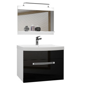 Mobili da bagno Belini Premium Versione completa Glamour 6 GLA P 1/0/W/B/0/MB/PP