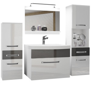 Mobili da bagno Belini Premium Glamour 85 GLA P 5/0/W/WS/0/MB/PP