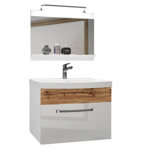 Mobili da bagno Belini Premium Versione completa Glamour 17 GLA PM 1/0/W/WDW/0/MB/PP