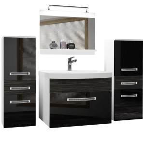 Mobili da bagno Belini Premium Glamour 75 GLA PM 4/0/W/BHK/0/MB/PP