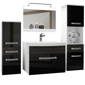 Mobili da bagno Belini Premium Glamour 94 GLA PM 5/0/W/BHK/0/MB/PP