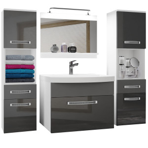 Mobili da bagno Belini Premium Glamour 110 GLA PM 6/0/W/SSR/0/MB/PP