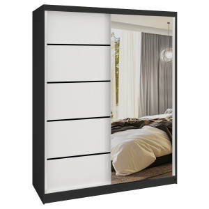 Armadio scorrevole SERENITY 133 cm bianco opaco Produttore MBP SERENITY SZP6/0/B/W/0/HIAL